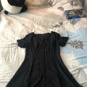 Black Button Up dress